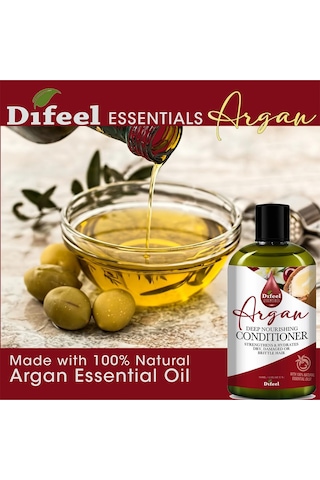 Difeel Essentials Argan Yağlı Besleyici Saç Kremi 360ML