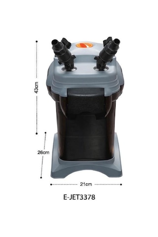 E-Jet 3378 Akvaryum Dış Filtre 12 Watt 1750 Lt/S