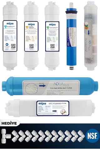 Kapalı Kasa Su Arıtma Cihazı 11'Li Filtresi Membran Seç Set