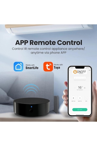 Tuya Klima Tv ve Tv Box Wifi Destekli Uzaktan Kumanda