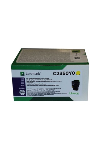 Lexmark C2425-C2350Y0 Sarı  Toner