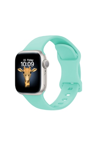 Ariatech Watch 42mm Uyumlu Krd-131 Silikon Kordon Strap Kayış-açık Yeşil