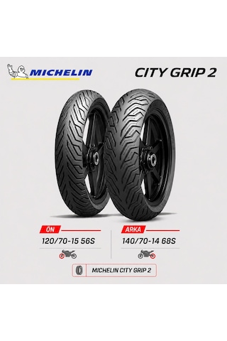 Michelin City Grip 2 120/70-15 56s - 140/70-14 68s Ön Arka Motosiklet Lastik Takımı Michelin City Grip 2 120/70-15 56s - 140/70-14 68s Ön Arka Motosiklet Lastik Takımı