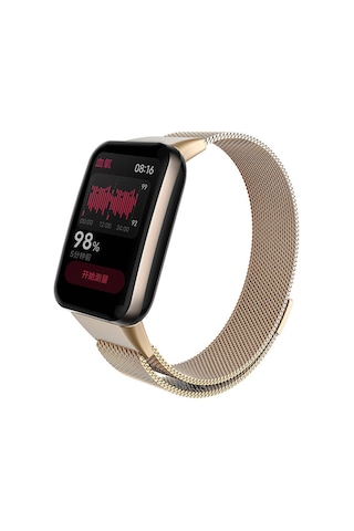 Xiaomi Mi Band 7 Pro Zore Krd-01 Metal Kordon-rose Gold