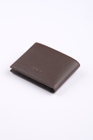 Ancora Leather Hakiki Deri Erkek Cüzdan-26502 Kahve
