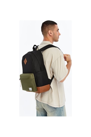 Free Camp Freecamp Daypack Limited Sırt Çantası-siyah-haki Siyah - Yeşil
