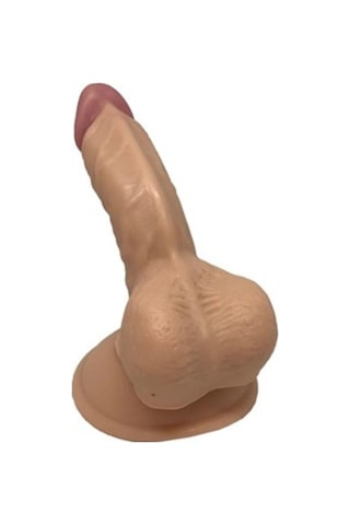 Lilitu Shop 13 Cm Vantuzlu Realistik Penis Anal Vajinal Dildo