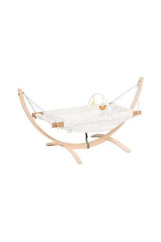 Holmen Fethiye Cibinlikli Ahşap Hamak Ekru