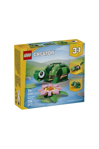 Lego Creator 3 Ü 1 Arada Creator Turtle With A Water Lily Flower 31377