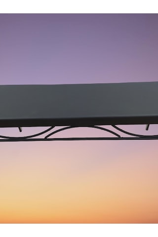Bengimobilya Sandalye Benc Penyez Klasik Model Metal Çelik Siyah Fırın Siyah B (445403457)