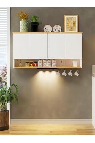 Kuzeylife Alvora Dolap Askılı Led Aydınlatma Beyaz