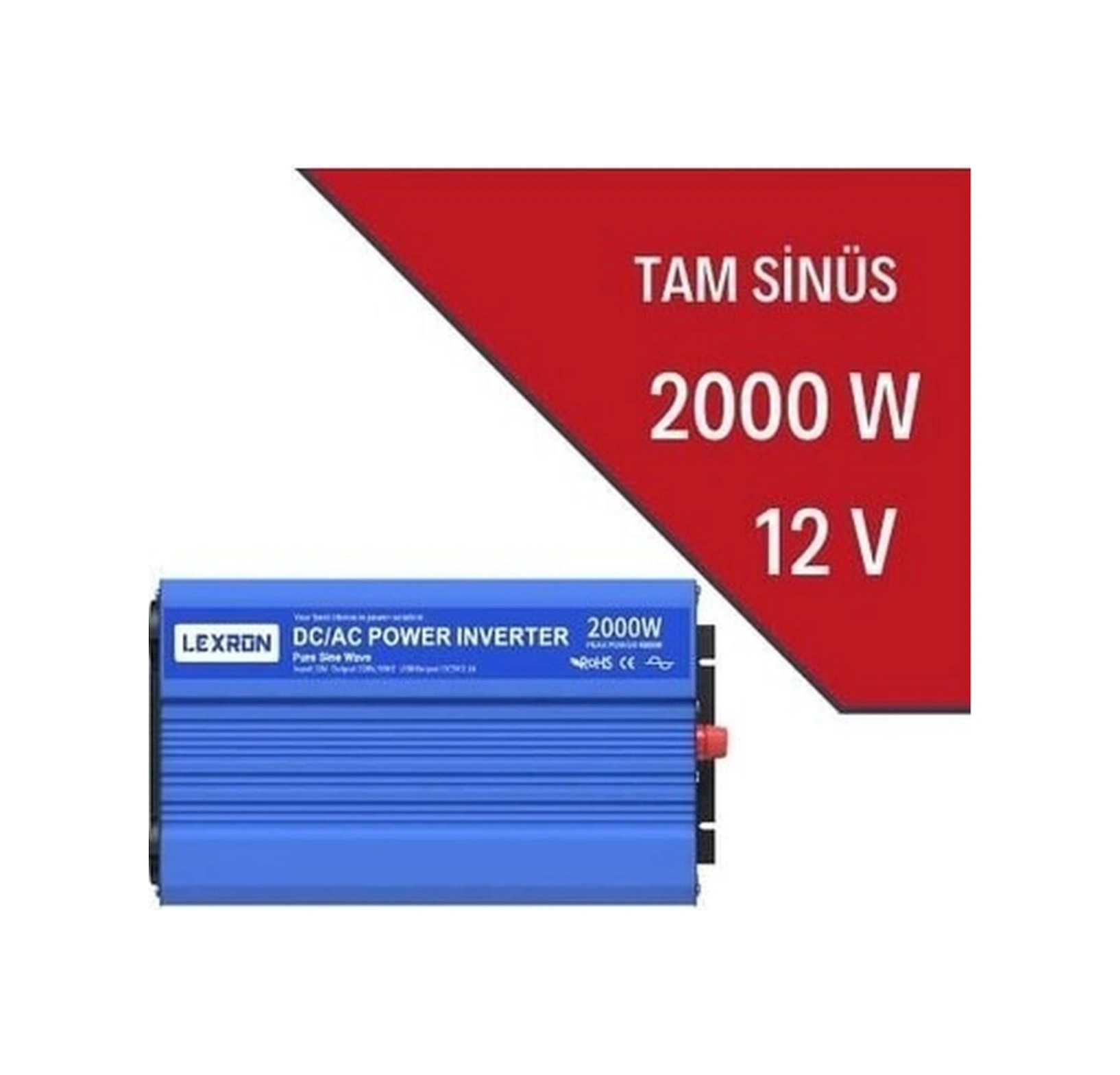 2000w-12v Tam Sınüs Inverter