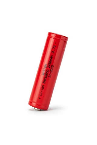 Watton Inr 18650 2450mah 3.7v Li-ion Şarj Edilebilir Pil - Kırmızı