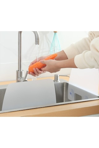 Konyax Lavabo Ve Ocak Sıçrama Önleyici Vantuzlu Kalkan