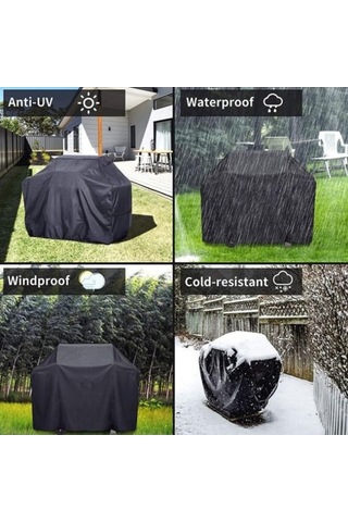 Trendooze Izgara Kapağı, 170x61x117cm, Gazlı Barbekü Kapsar, Yüksek Kapasiteli Grill