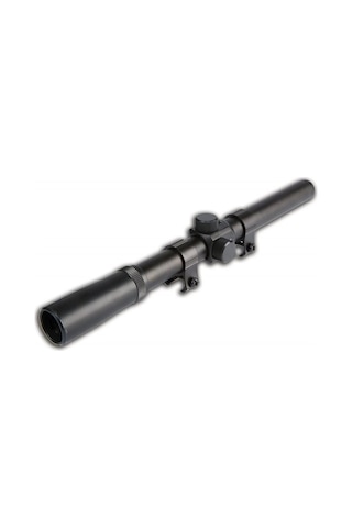 4x15 Full Çelik / Dürbünü 11mm Açık Gri
