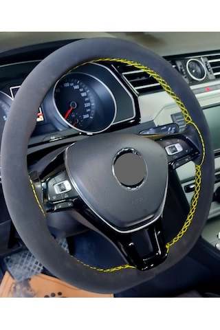 Vw Passat B8-B8,5 Alkantra Dikmeli Direksiyon Kılıfı 2015
