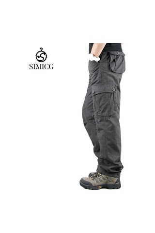 Erkekler 3d Outdoor Altı Cepli Tulum Gri