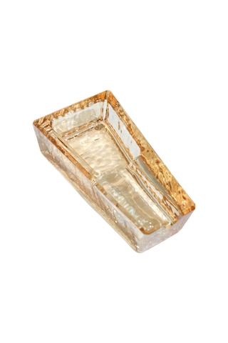 Premiumquality Gold Şeffaf Kristal Tekli Puro Küllüğü - Tr9754