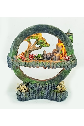 Işıklı Tütsülüklü Hayal Çemberi Geri Akış Tütsülük Gece Lambası