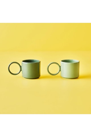 Bella Maison Arcana Espresso 2'li Set Yeşil 180 Cc Sku: Smg8690010546975