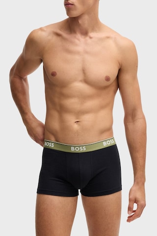 Boss Erkek Boxer 50531701 990 Siyah-yeşil Siyah-yeşil
