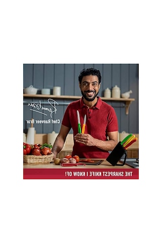Tırtıklı Soyma Bıçağı - 8cm, Dayanıklı Ve Kullanışlı Tasarım 005 Sarı