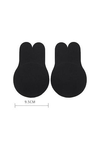 Toptanfoni Göğüs Ucu Kapatıcı Ve Dikleştirici Hayalet Sütyen Siyah