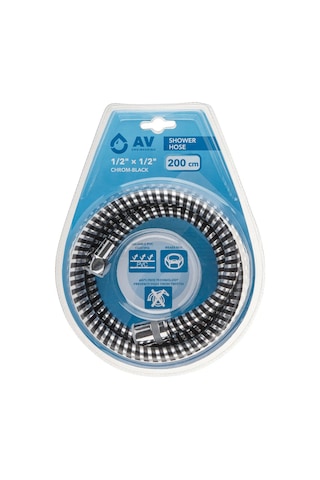 Av Engineering Duş Hortumu 200 Cm Avsss-109 295804821 Siyah