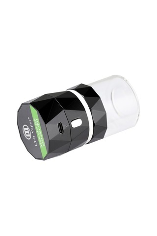 Createtech Taşınabilir Usb Şarjlı 200w Güçlü Motor Mini Elektrikli Baharat Öğütücü Siyah Siyah