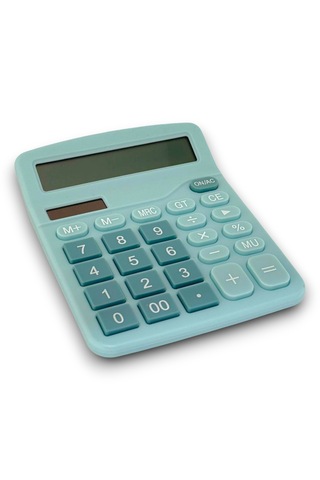 Dx-837b Güneş Enerjili Ve Pilli Turkuaz Hesap Makinesi 12 Haneli - 1 Adet Turkuaz