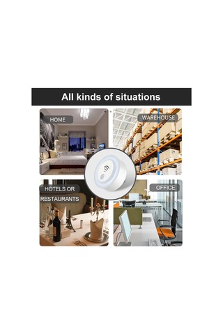 Geekyou Beyaz Evcil Hayvan/muhaffızcı Ultrasonik Sürükleyici, Işıklı Fonksiyonlu, Taşınabilir, Avrupa Standartı