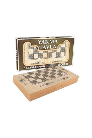 Yakma Tavla Büyük Boy - Büyük Boy Tavla - Tavla Takımı Seti