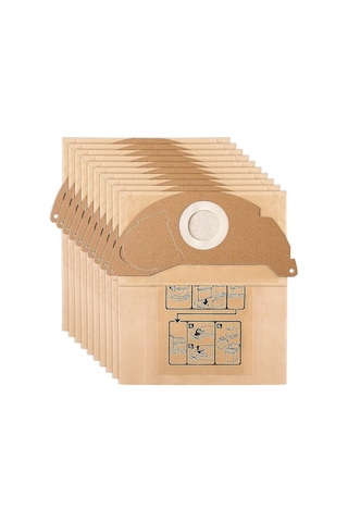 Karcher Wd2 Mv2 6.904-322.0 Wd2250 A2004 A2054 Elektrikli Süpürge Yc İçin 10 Adet Elektrikli Süpürge Torbası