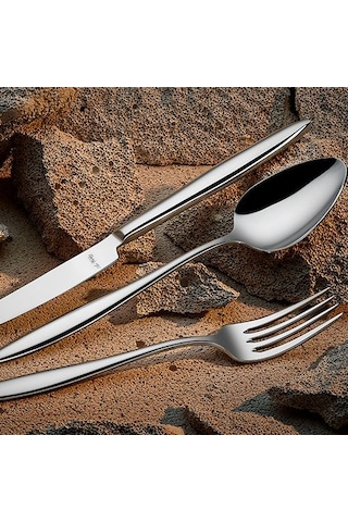 Aryıldız Elegant 89 Parça Çatal Bıçak Kaşık Takımı Gümüş