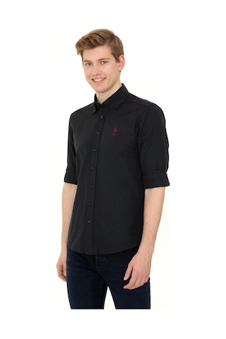 U.S. Polo Assn. Erkek Dokuma Gömlek Lacivert