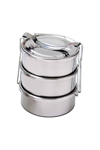 Sefer Tası Yemek Taşıma Kabı 3 Lü 12 Cm Çap Tek Kişilik