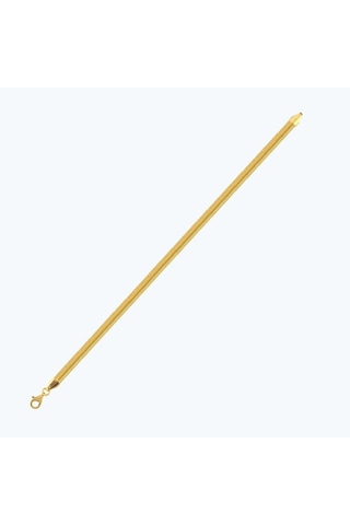 Altınbaş 22 Ayar Altın Balık Sırtı Zincir Bileklik Bzcbl0004-25937-3-415mm Çok Renkli