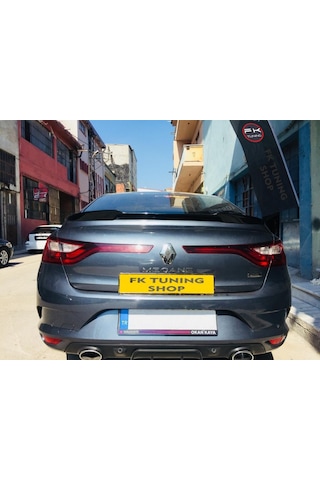 Renault Megane 4 Yarasa Spoyler Polyester-Boyasız