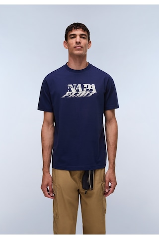 Napapijri S-lodestar Ss Erkek T-shirt-31974 Lacivert