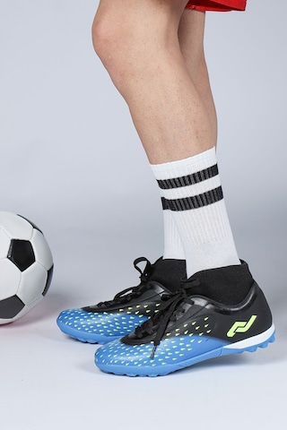 Jump 29673 Çoraplı Mavi - Siyah Halı Saha Krampon Futbol Ayakkabısı