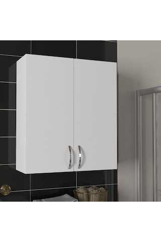 Kobiç 2 Kapaklı Çok Amaçlı Banyo Ve Mutfak Dolabı 70X25X70 Cm