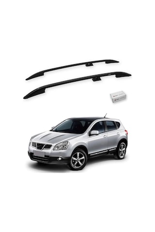 Turtle Nissan Qashqai J10 2007-2013 Tavan Çıtası Crown Siyah