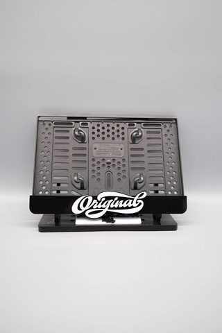 Orıgınal 3d Kabartmalı Siyah Pleksi Motor Plakalığı