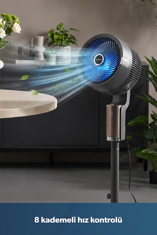 Homend Fanomen 9014h Uzaktan Kumandalı Led Işıklı Vantilatör