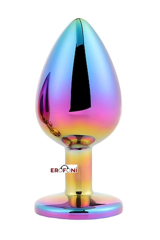 Erofoni Paslanmaz Süper Alüminyum Alaşım 7 CM Çelik Metal Çok Renkli Alıştırıcı Genişletici Anal Plug