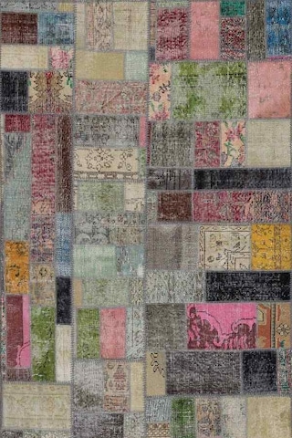 Çok Renkli Patchwork Dokuma Leke Tutmaz Masa Örtüsü Mso346n11