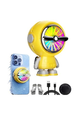 Ultra Kaliteli Klimalı 2in1 Telefon Sogutucu Magsafe+mandallı Ali