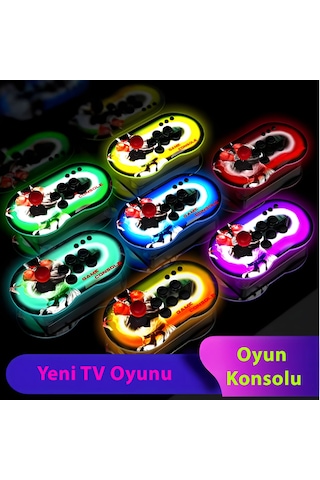 İdragon M9 Arcade Oyun Konsolu Hdmı Çıkış 64gb Hafıza 2 Oyunculu Joystick Seti