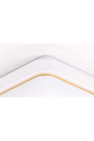 Yifomall Kare Led Tavan Aydınlatması 220v Beyaz, Modern Abs Kasa, Mutfak Balkon Odaları İçin Gümüş